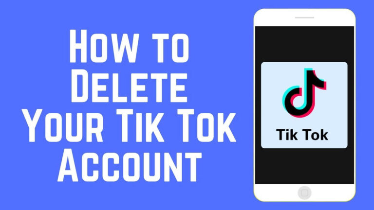 How to delete TikTok account