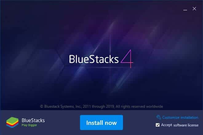 Installing Bluestacks