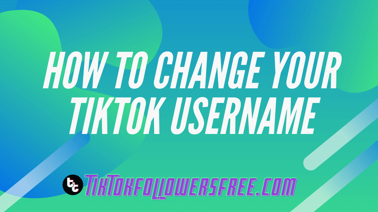 How To Rename Your TikTok Account - socialfollowersfree.com