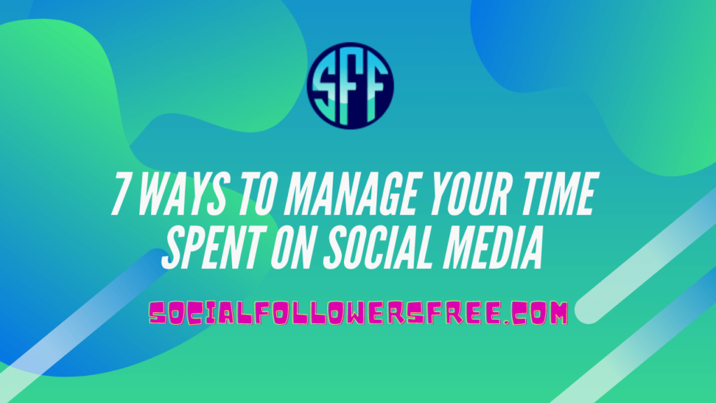 An abstract image. 7 Ways To Manage Your Time Spent On Social Media